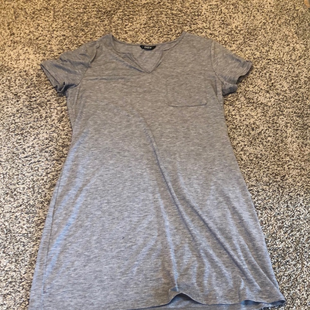 grey comfy dress